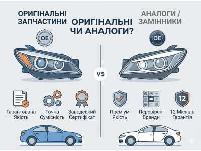 Оригінальні запчастини чи аналог: що краще обрати