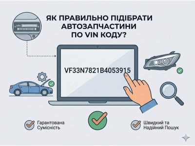 Як правильно підібрати автозапчастини по VIN коду