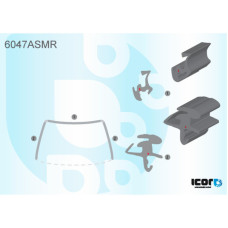 Молдинг лобового скла Nissan X-Trail T31 2007-2014 (Icor)