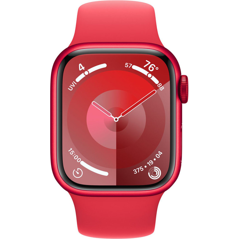 Смартгодинник Apple Watch Series 9 GPS 41mm RED Aluminium Case with RED Sport Band – S/M